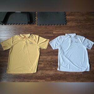 Yellow and White Polo Shirts